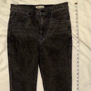Madewell Stovepipe Jeans Gray Black | Size 27